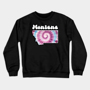 Montana Tie Dye Crewneck Sweatshirt